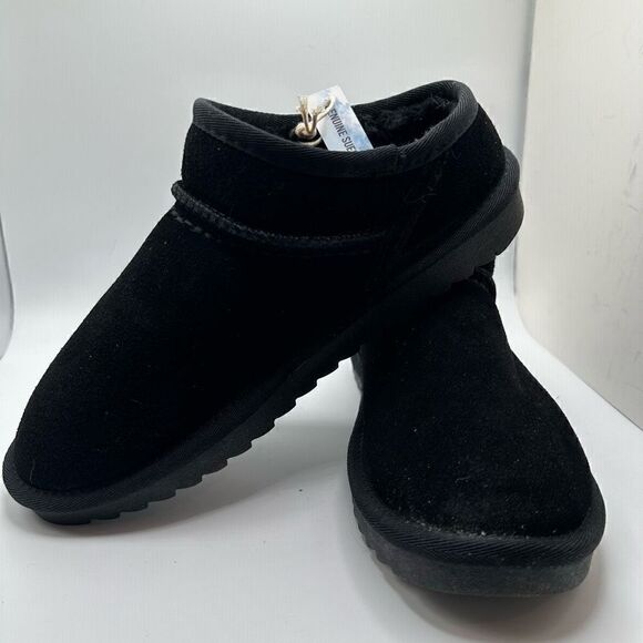 CUSHIONAIRE Women's Faux Shearling Genuine Suede cozy mule slippers +Memory Foam - Picture 7 of 7